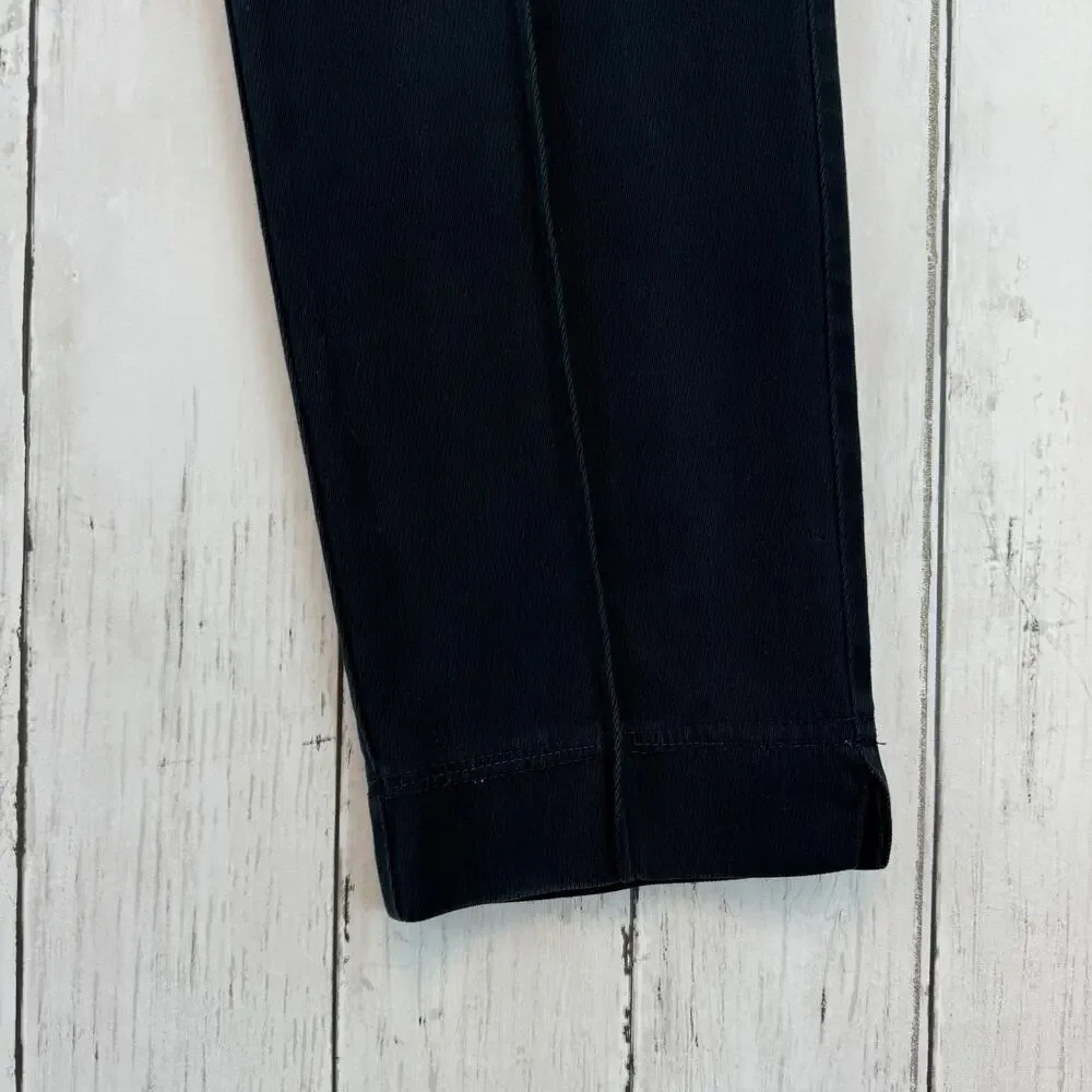Lauren Ralph Lauren Black Zip Front Pocket Skinny Pointe Pants Size 4 Petite